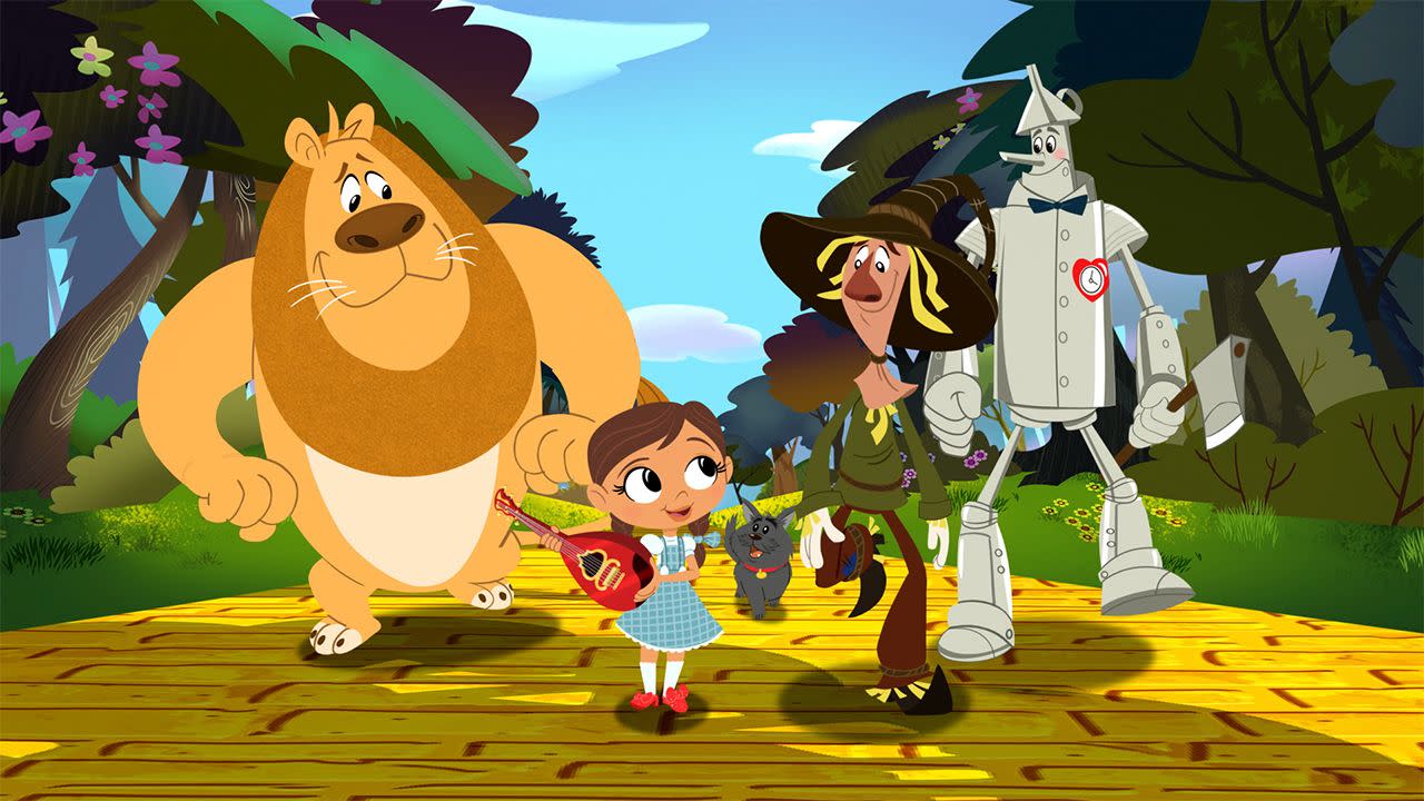 Följ Dorothy och Trollkarlen från Oz på Boomerang