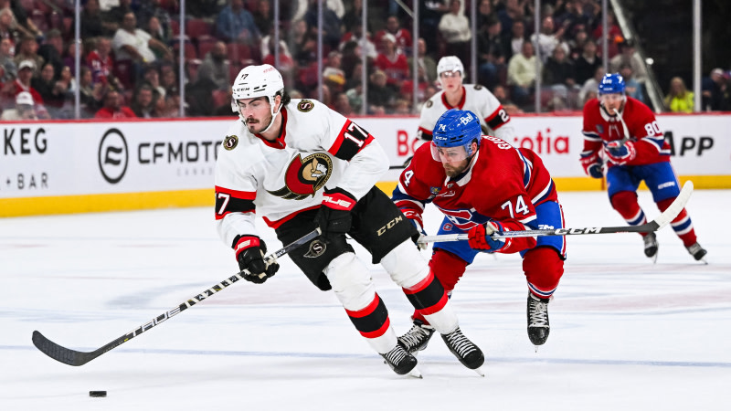 Ottawa Senators mot Montreal Canadiens i NHL