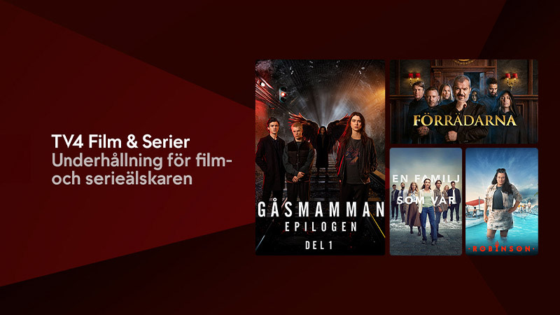 Innehåll från tillvalspaketet TV4 Film & Serier